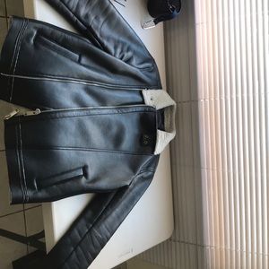 Armani Exchange Faux leather jacket M